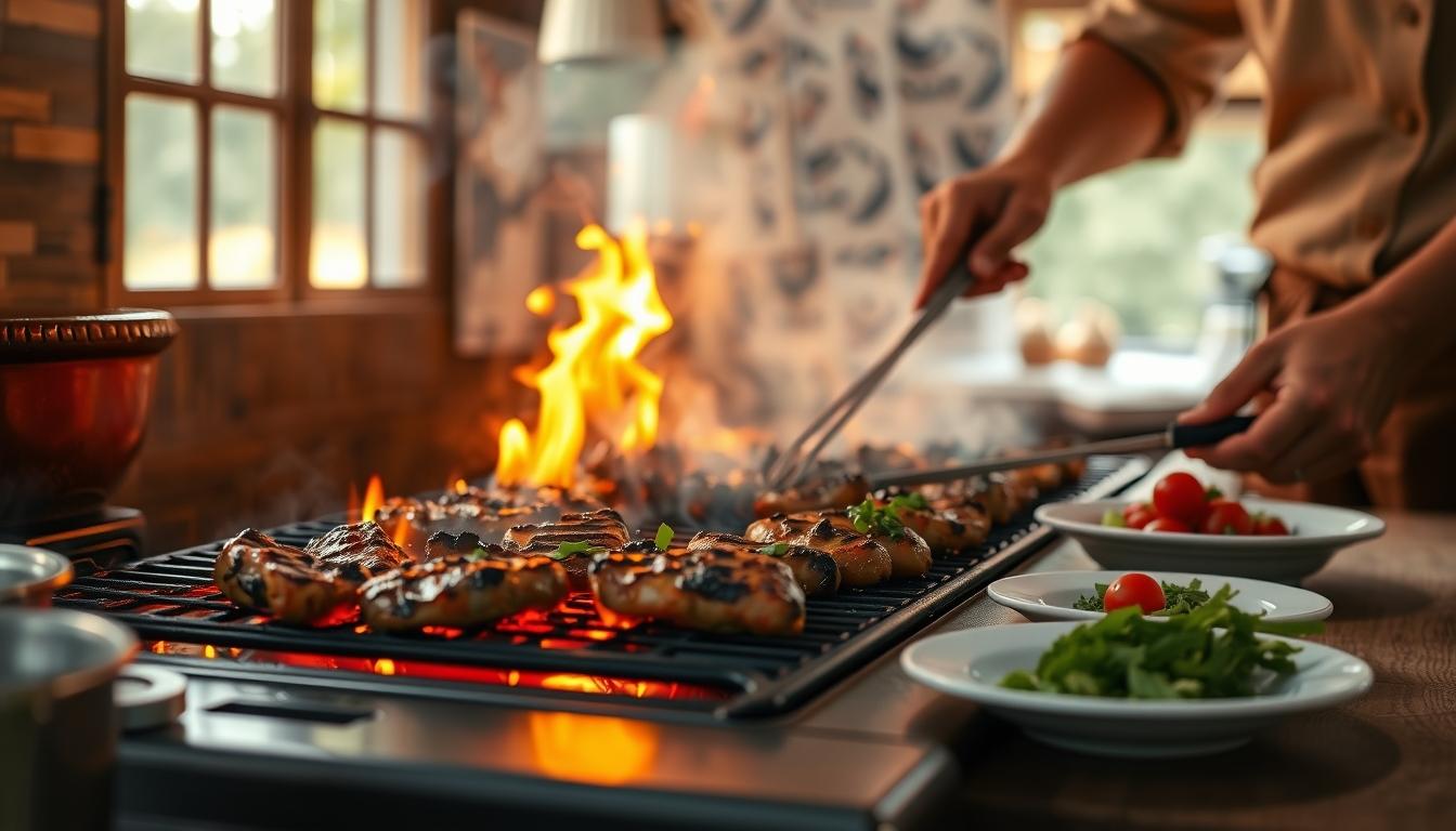 Comforting family dinner served at home